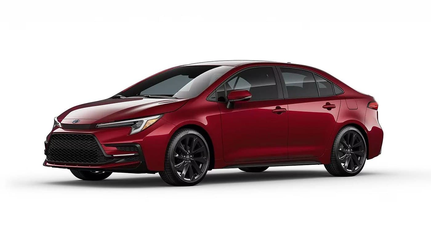 Brand-new Toyota Corolla rideshare rental
